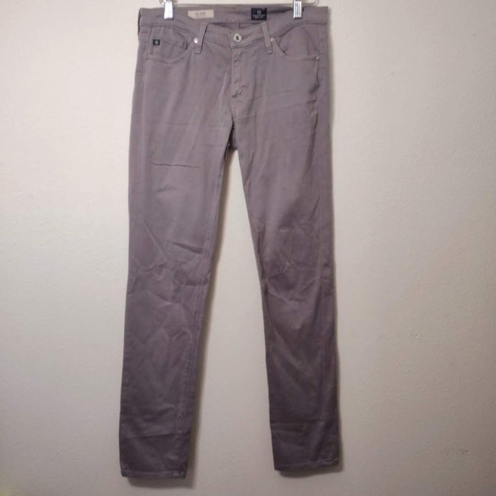 AG Gray The Stilt Cigarette Leg Denim Jeans 27